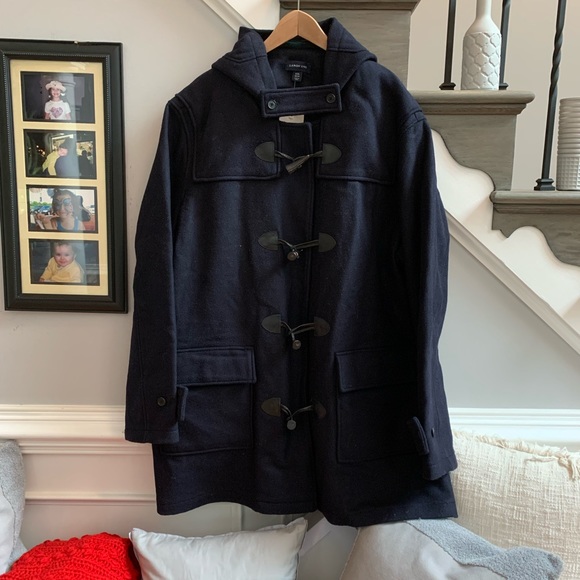 Lands' End Other - Lands End Mens Navy Wool Frog Closure Jacket Coat sz XXL 59-52 NWT